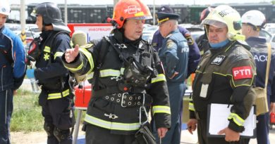 Центральная аварийно-спасательная служба приняла участие в тактико-специальных учениях на АО «НАК «Азот»